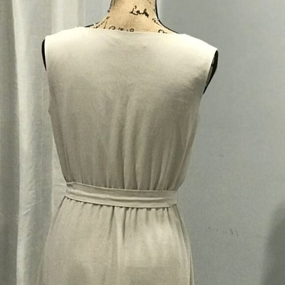 Ann Taylor Loft light green dress size SP sequin sleeveless - Picture 5 of 6